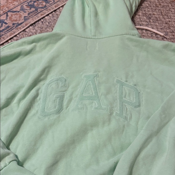 GAP Light Green Zip-up Hoodie - Picture 2 of 6